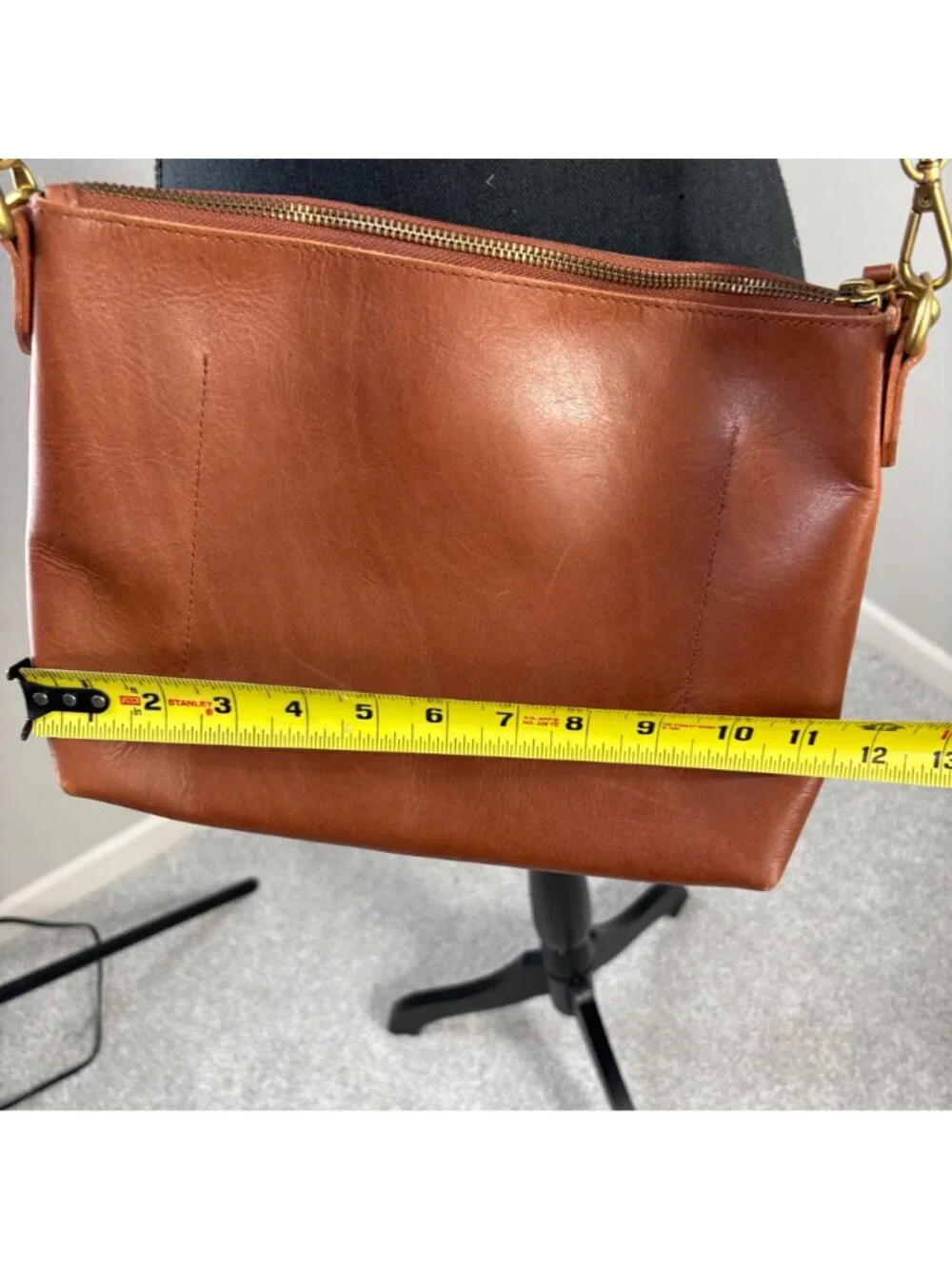 Madewell The Transport Shoulder Crossbody Leather Bag English Saddle Brown